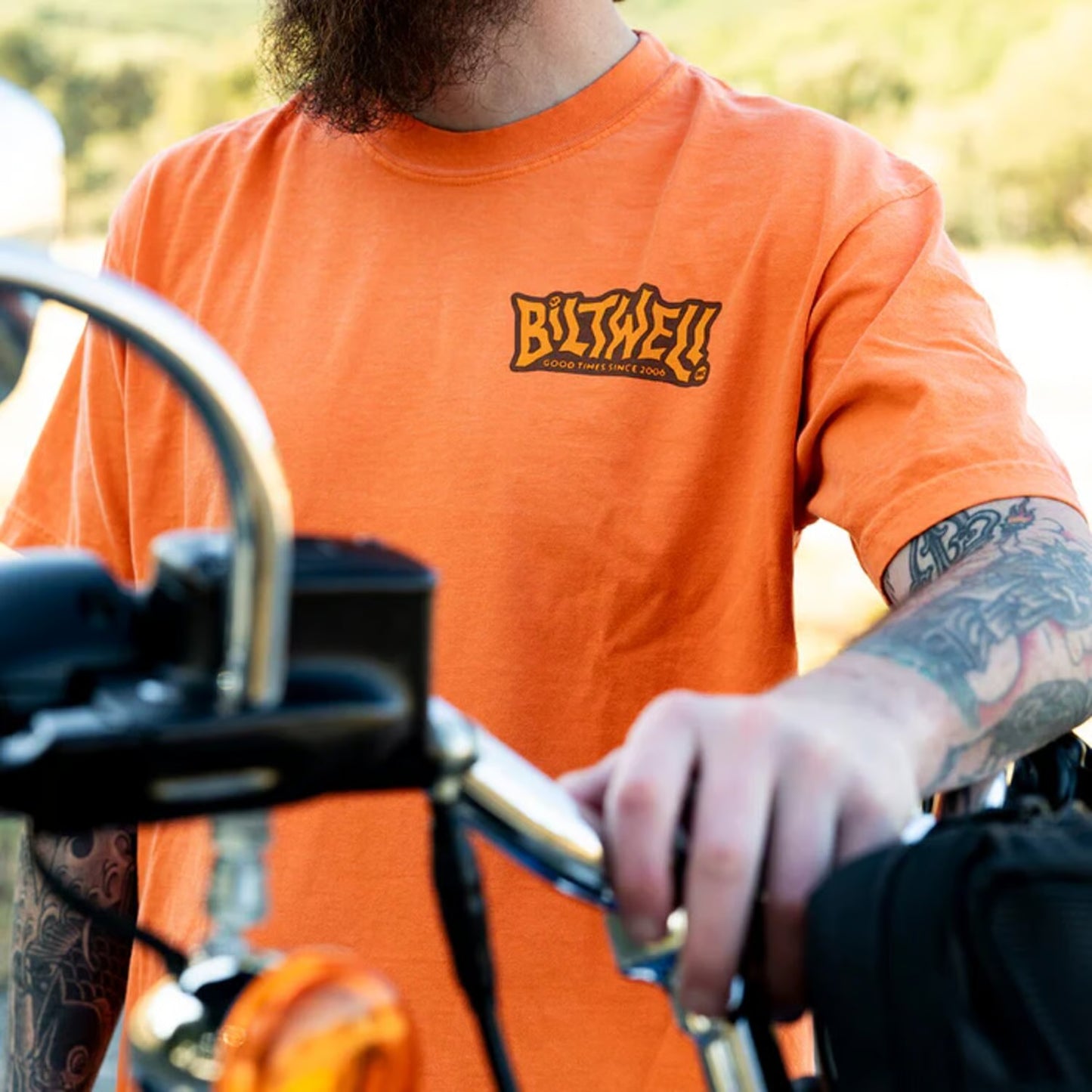 biltwell old junk pocket t-shirt - blk