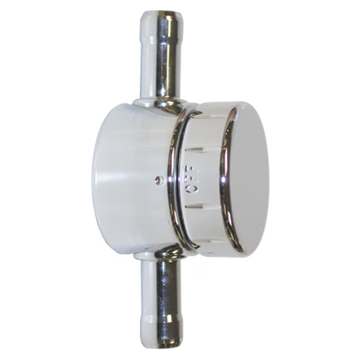 pingel inline petcock - chrome - universal