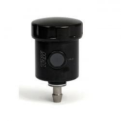 trw remote brake fluid reservoir, blk - with straight outlet -