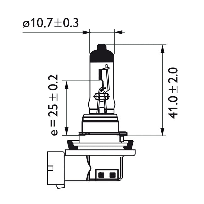 philips H11 fényszóró ízzó - 55W