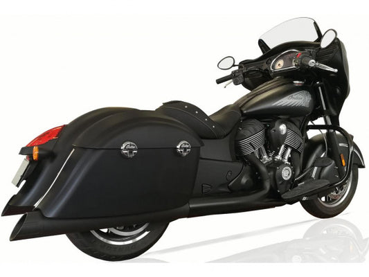 v-performance double slip-on muffler set - Indian Bagger/Touring
