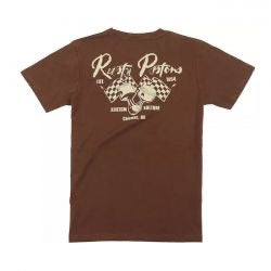 rusty pistons carson t-shirt - brown