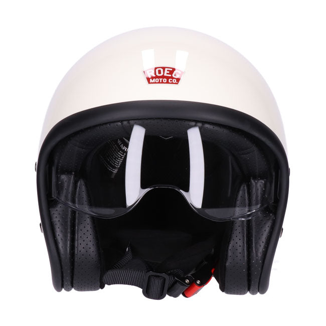 roeg sundown jett helmet - vintage white