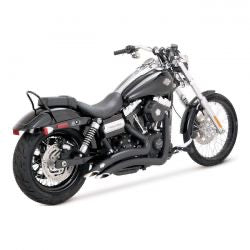 vance & hines big radius pcx exhaust blk - 06-17 Dyna