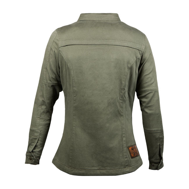john doe motoing xtm kevlar női motoros ing- oliva