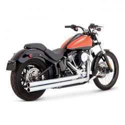 vance & hines big shot long pcx exhaust chr - 86-17 FXS/ 12-17 FLS