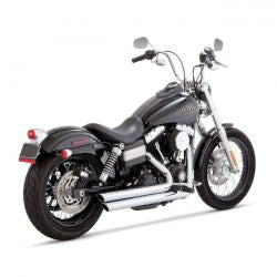 vance & hines 2 1/2" big shots staggered - 06-17 Dyna