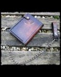dhcustom brown cross wallet