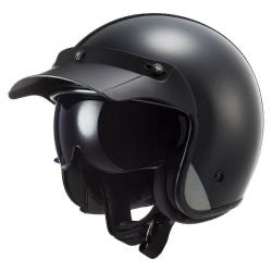ls2 bob II solid helmet matt black