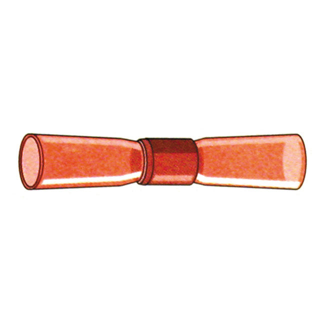 standard co. butt-splice konnektor - 22-18 (piros)