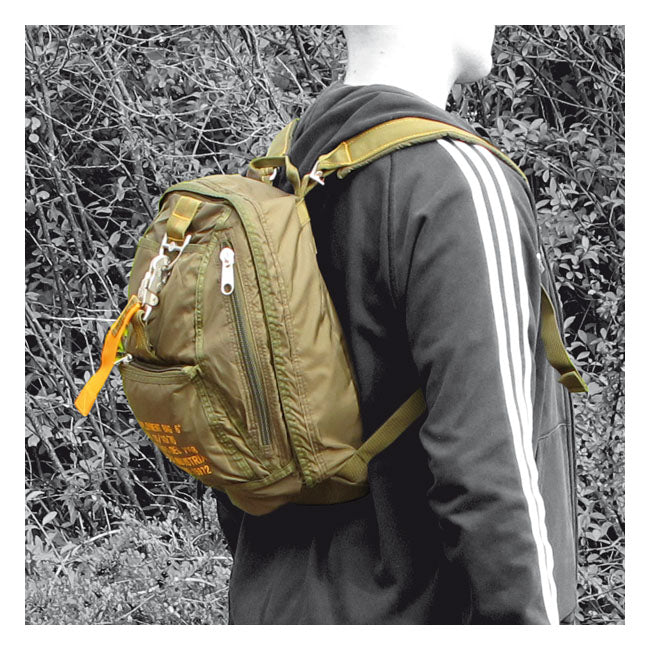 fostex parachute bag 6 backpack - green