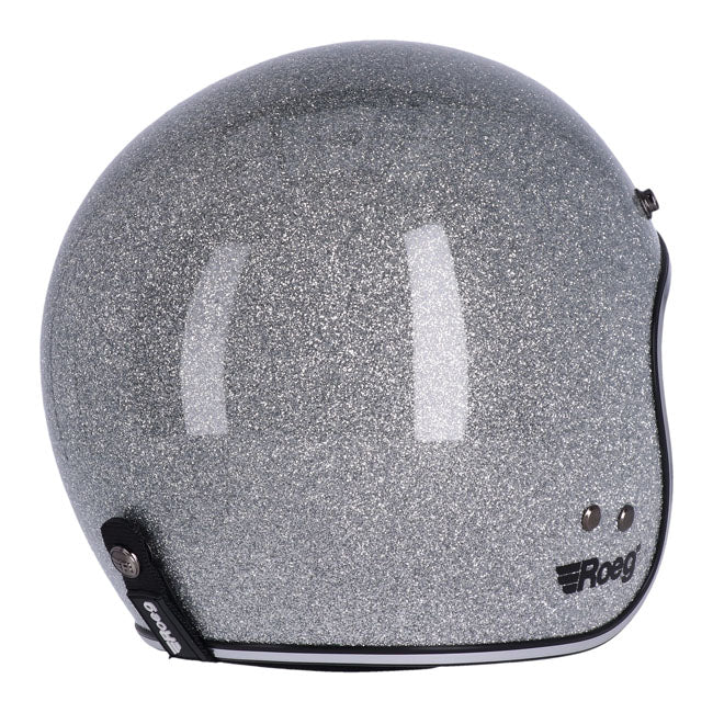 roeg jett helmet - disco leftl silver