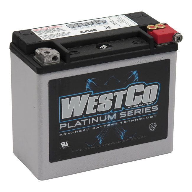westco platinum series agm 18Ah 310CCA akkumulátor - FXSTS/FXD/XL/VRSC/Buell