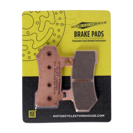 mcs front/rear brake pads sintered - 08-23 FLT/ 06-17 VRSC/ 22-23 Nightster