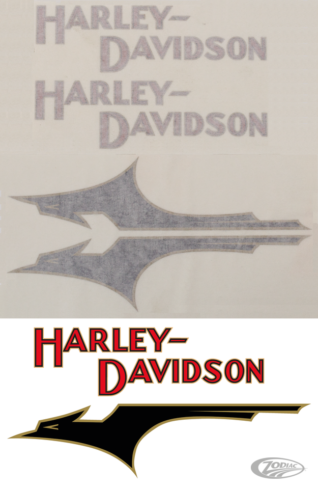harley-davidson benzintank matrica - 1933