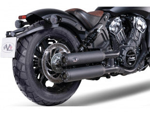 v-performance double slip-on muffler set - Indian Cruiser
