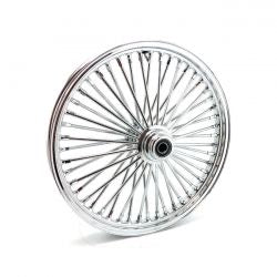 2.15 X 21 SF front wheel set 48 fat spokes chr - 04-05 FXDWG