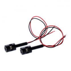 license plate light led - gloss blk (pair)