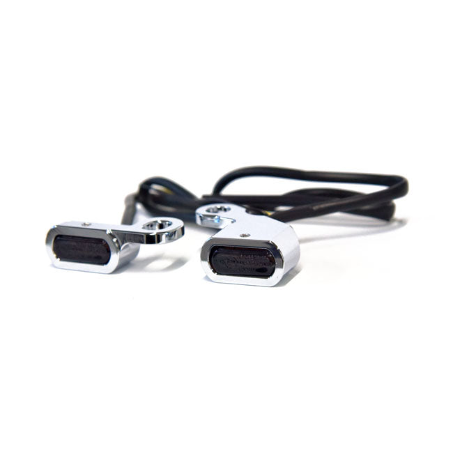 fastline below bar LED irányjelzős króm/fekete - 2000-2014 FXS/ 1999-2017 FXD/ 1996-2003 XL