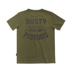 rusty pistons hulton t-shirt - khaki