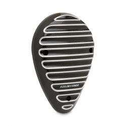 arlen ness finned horn cover - blk - 18-20 Indian (excl. Scouts)