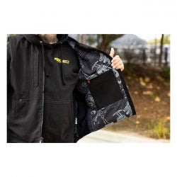biltwell 4 speed canvas vest - blk