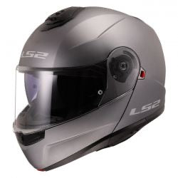 ls2 strobe II helmet matt titanium