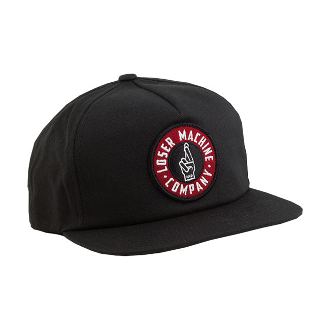 loser machine good luck snapback cap blk