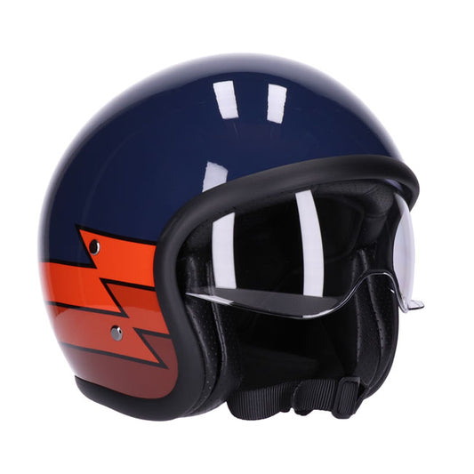 roeg sundown jett helmet - lightnshirt gloss navy