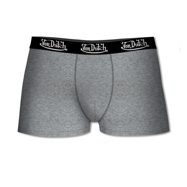 von dutch logo boxer short - light mixed gray