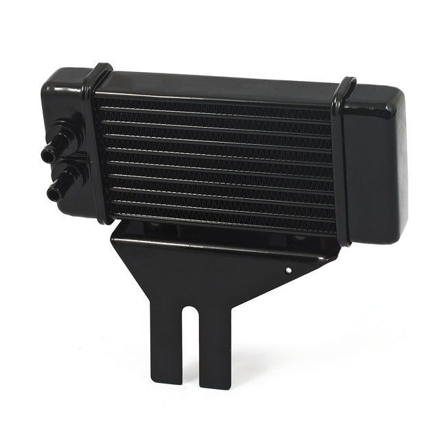 Jagg horizontal oil cooler chr - 91-17 Dyna