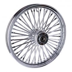 2.15 X 19 DF front wheel set 48 fat spokes chr - HD Custom Application