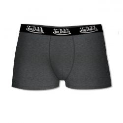von dutch logo boxer short - dark mixed gray