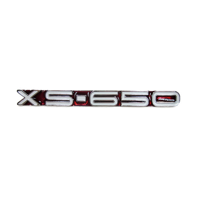 oldaldelem embléma piros - Yamaha XS650