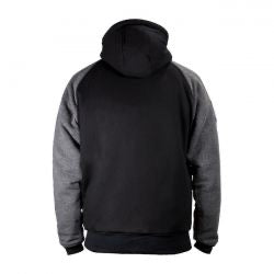 john doe zip hoodie 2 color hoodie - gray/blk