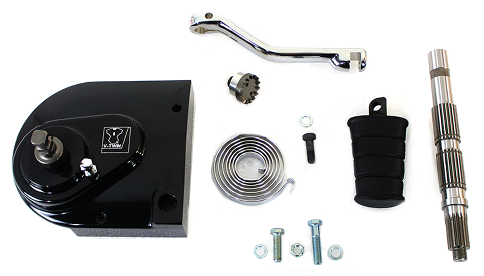 v-twin kickstarter kit blk - sportster 91-03