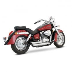 vance & hines shortshots staggered 2-2 exhaust chr - 10-15 Honda Shadow