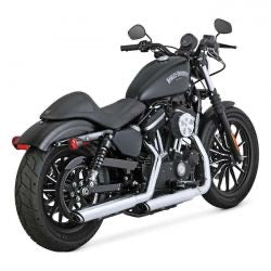 vance & hines twin slash 3" slip-on mufflers chr - 14-20 XL