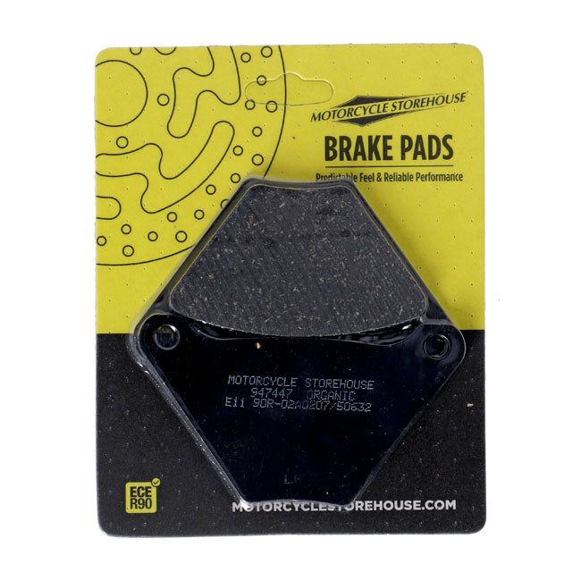mcs front/rear brake pads organic - 73 XL/FX/ 72-84 FL