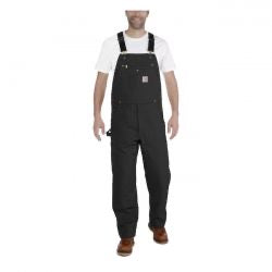 carhartt relaxed fit duck bib overall - blk