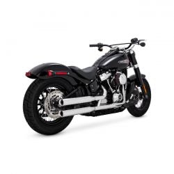 vance & hines eliminator 300 slip-on pcx mufflers chr - 18-23 M8 Softail