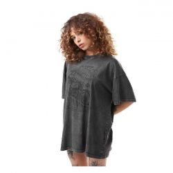von dutch loose women t-shirt - dark gray