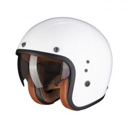 scorpion belfast evo lux helmet white