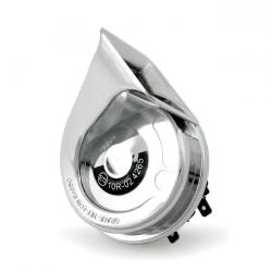 early style square horn kit - chr - L84-94 FXR/ 93-23 HD w side mounted horn