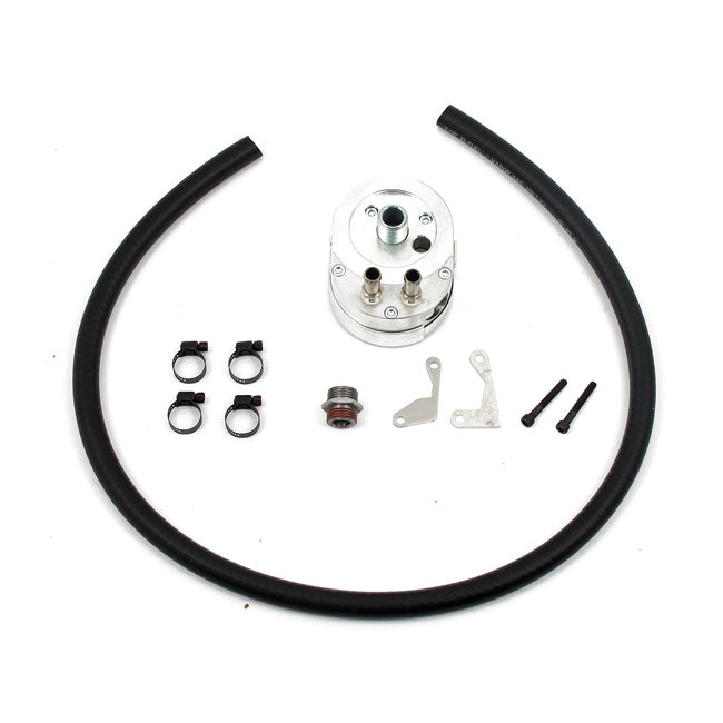 Jagg horizontal oil cooler - 84-08 Touring