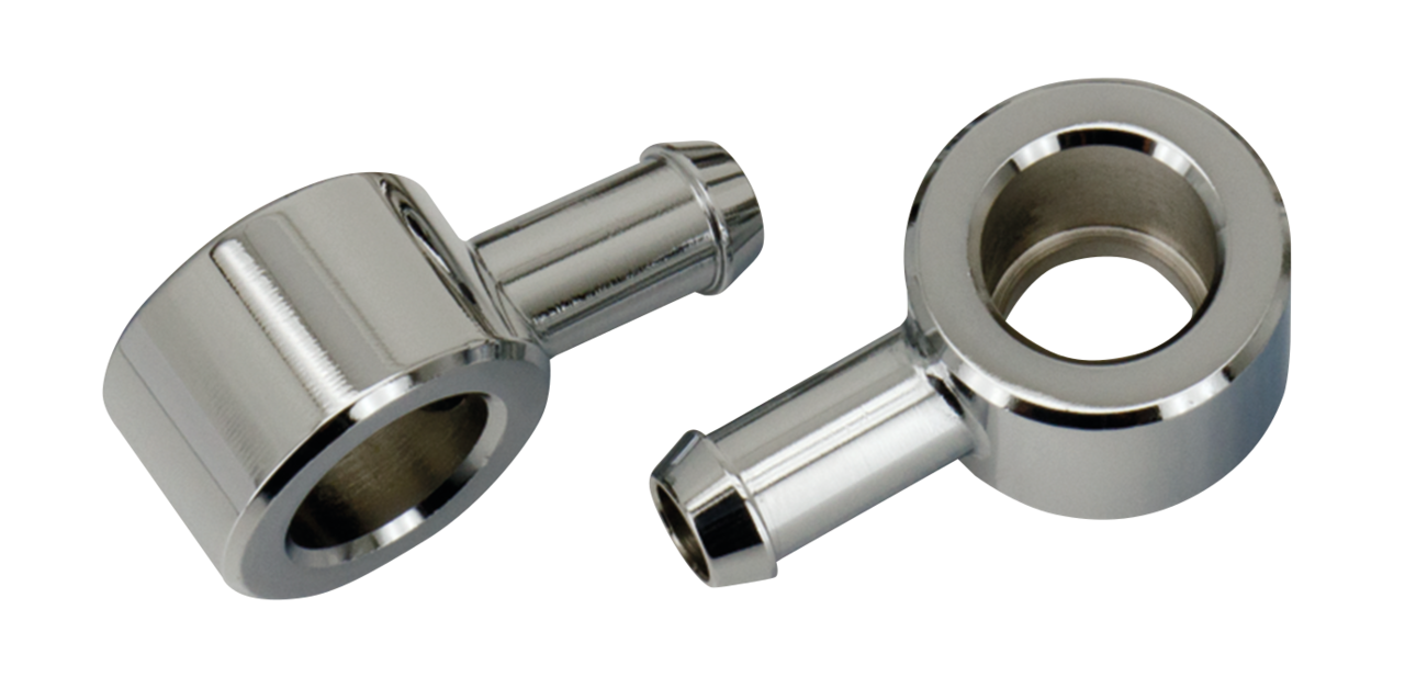 banjo eyes chrome - standard 3/8" hose