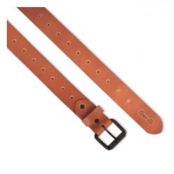 trip machine single pin belt - vintage tan