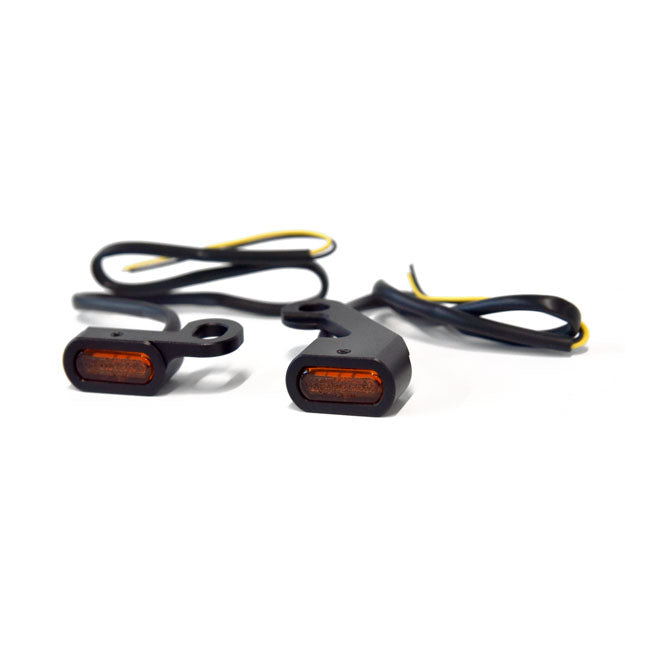 fastline below bar LED irányjelzőefekete/borostyán- 2000-2014 FXS/ 1999-2017 FXD/ 1996-2003 XL