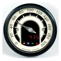 motogadget motoscope tiny speedster speedometer - blk ring