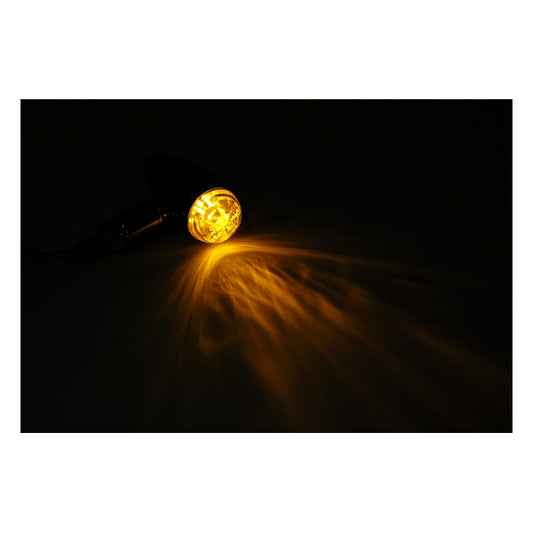 mini bullet led chr turn signals - plain/slockas/orange